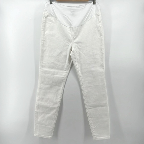 J.Crew Factory White Maternity Jean in Signature Stretch Size 29 - Picture 5 of 12